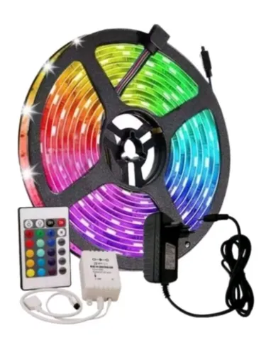 (Promoção) kit completo Fita led RGB com fonte Modelo 5050