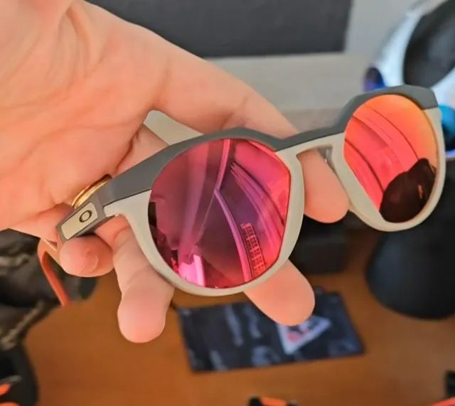 Óculos De Sol Oakley Hstn Matte Carbon/ Dark Ruby