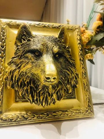 Quadro Decorativo Disciplina Execução Foco Lobo Escritório - Foto 2