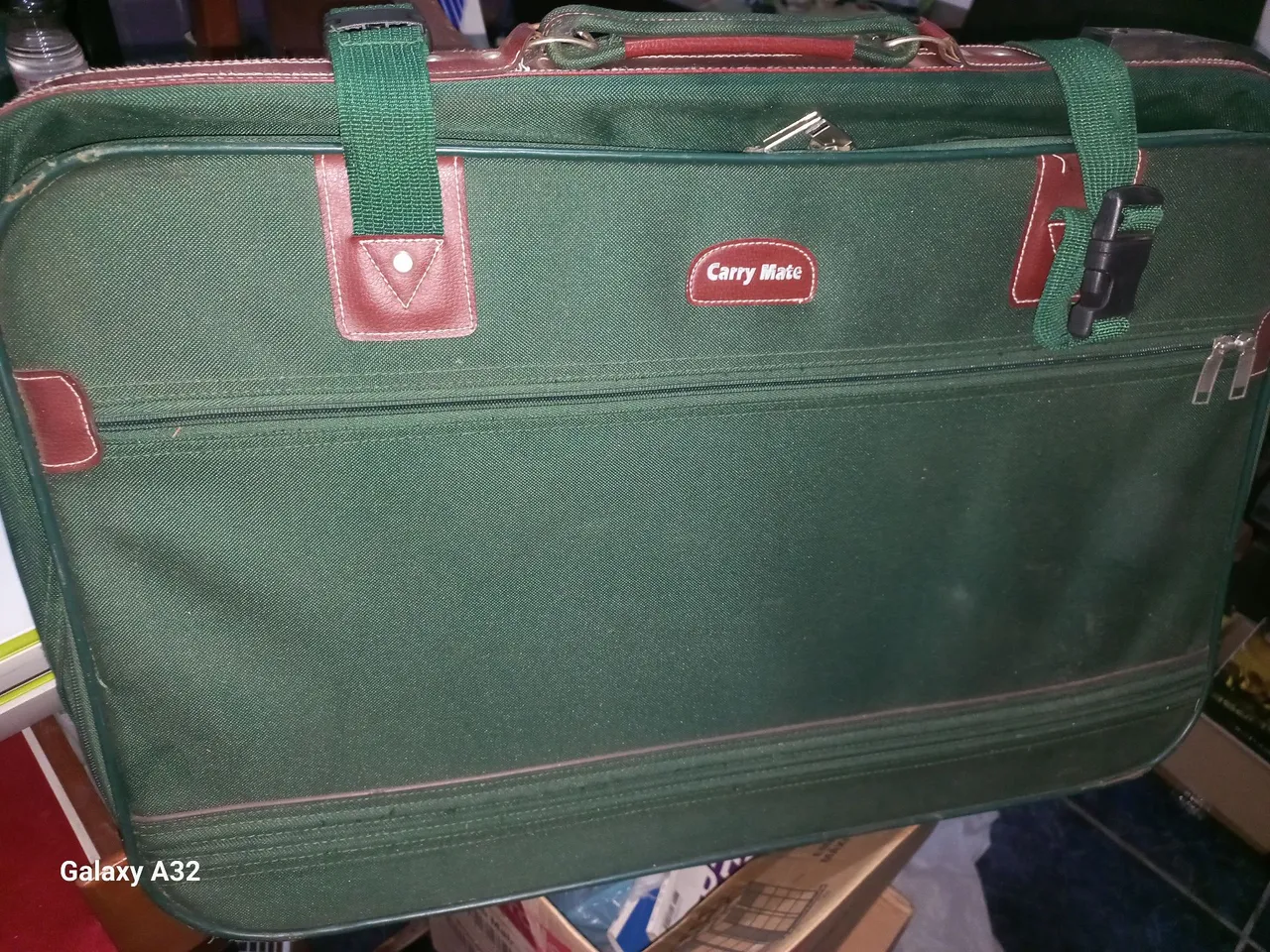 Mala de Viagem 80x54 Carry Mate Verde Lona Ultra Resistente, Nova Ver descrição
