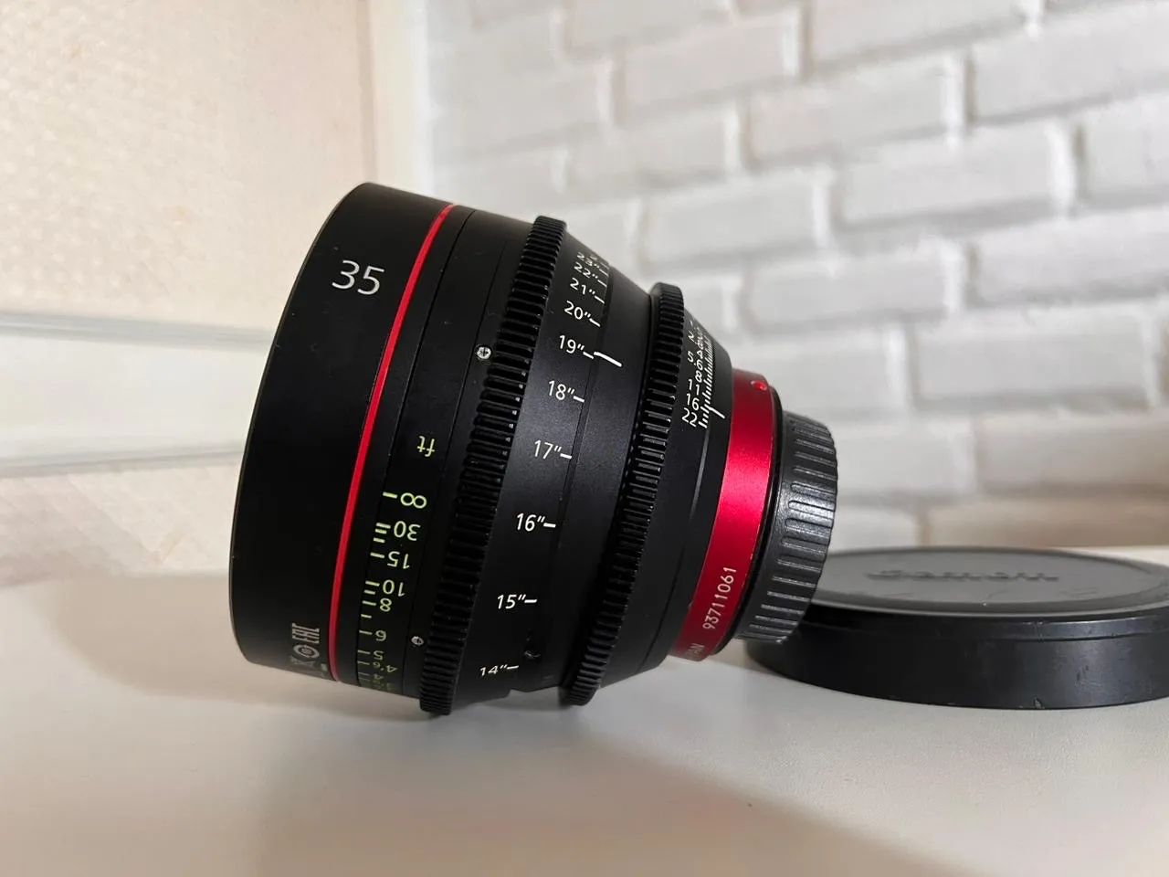 Lente canon Prime Cine