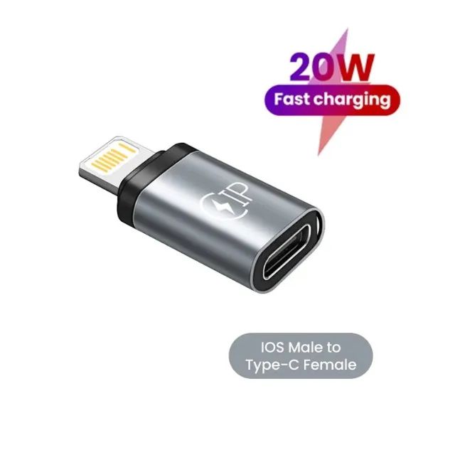 Adaptador Usb C Fêmea Para Lightning iPhone Macho