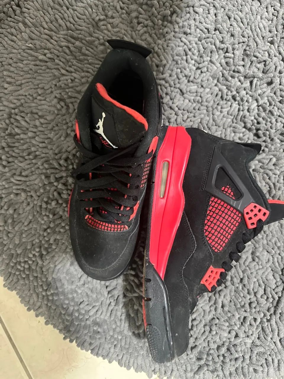Air Jordan 4 Red thunder ORIGINAL comprado na GOAT - Foto 2