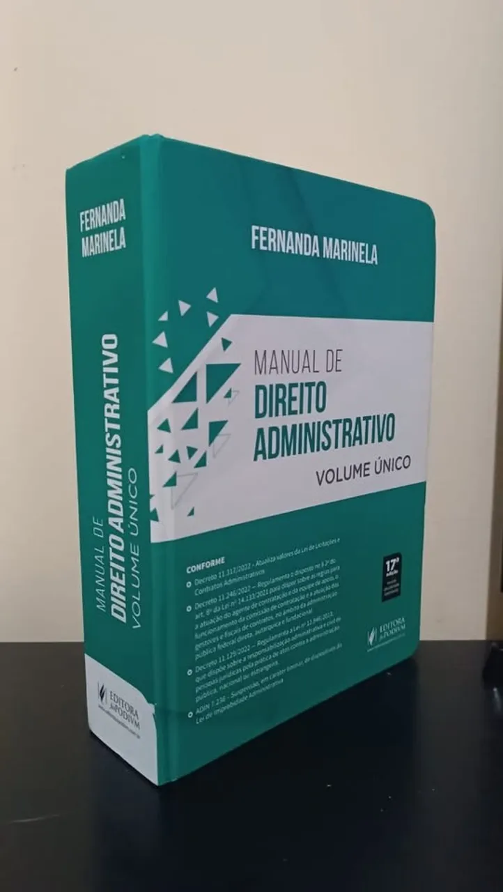 Livro Manual de Direito Administrativo - Fernanda Marinela