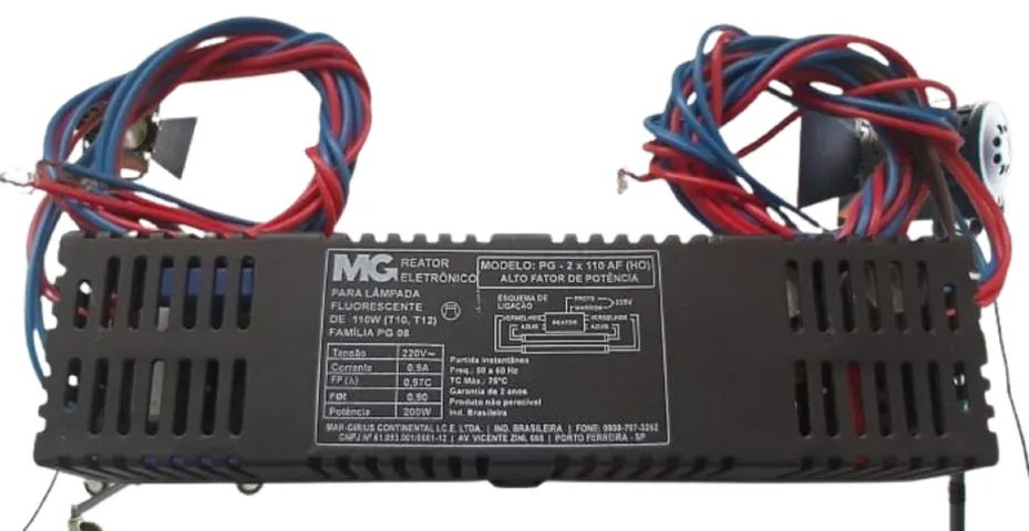 Reator Eletrônico Mg 2x110w Af (ho) T10 T12 220v (Usado)