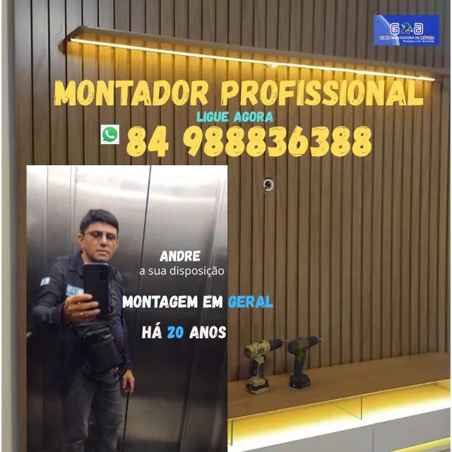 MONTADOR DE MOVEIS HÁ 20 ANOS
