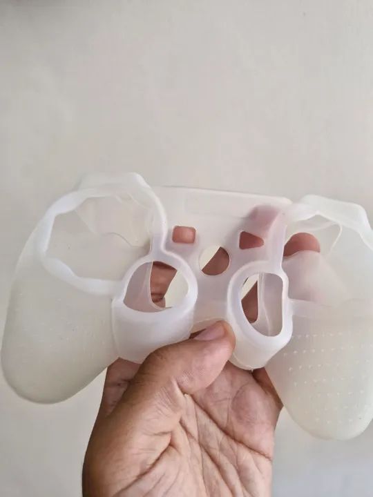 Capa de Silicone  Controle PS2  PS3 - Foto 2