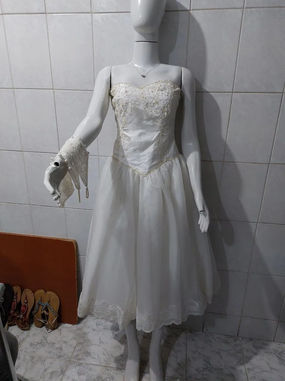 Vestido Branco - Tamanho M
