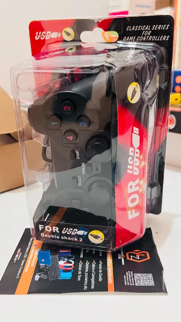 Controle Joystick - com cabo Usb