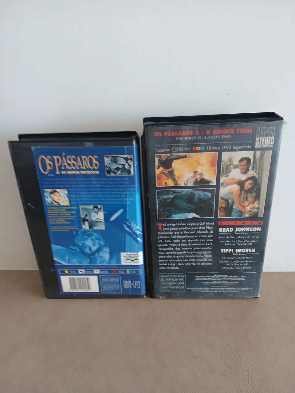 Fitas Vhs Os Pássaros 1 e 2 - Hitchcock - Foto 2