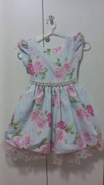 Vestido infantil floral