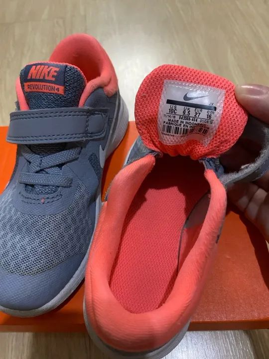 Tênis original da Nike 26 infantil feminino  - Foto 4