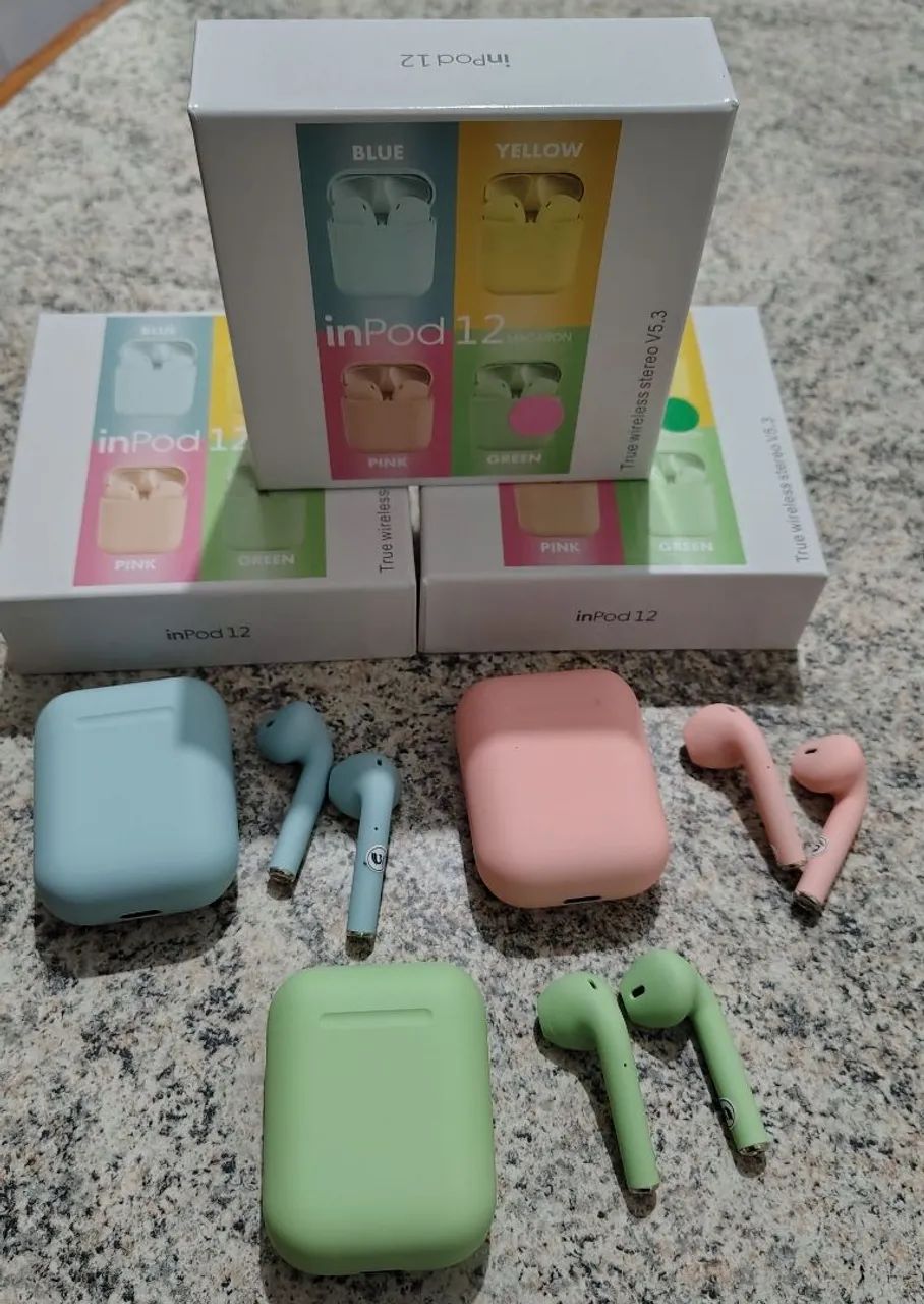 Fones de Ouvido inPod 12 - True Wireless - Diversas Cores