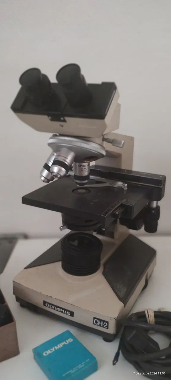 Microscópio Binocular Olympus (Leia todo o anúncio) - Foto 4