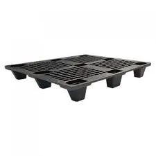 Eco Pallet de Plástico Vazado Preto 1,00x120M