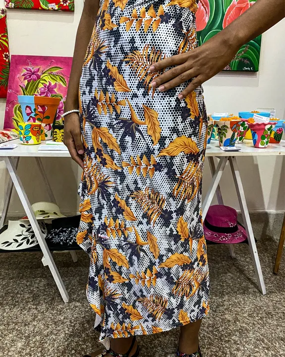 Saia Floral Estampado