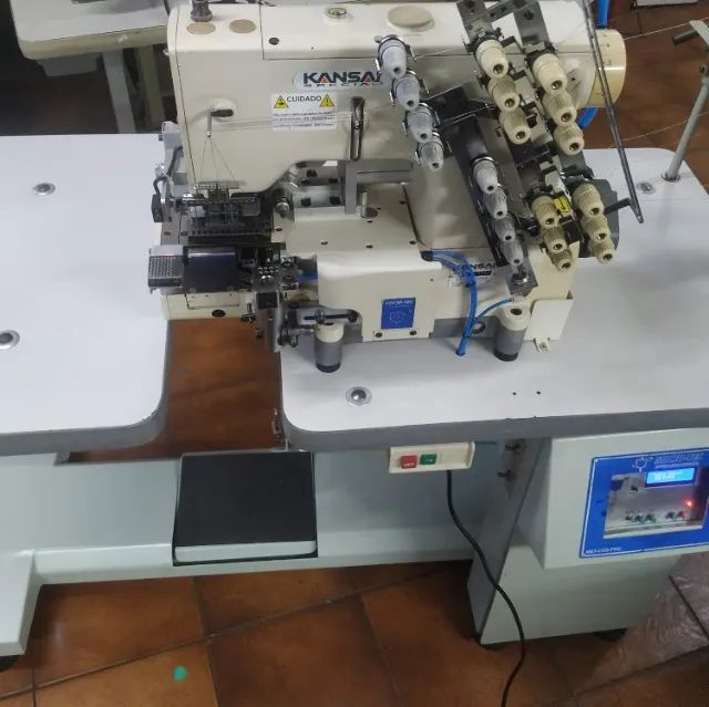 Maquina de Cos Eletrônico Socio Tec 12 Agulhas Revisada - Foto 4