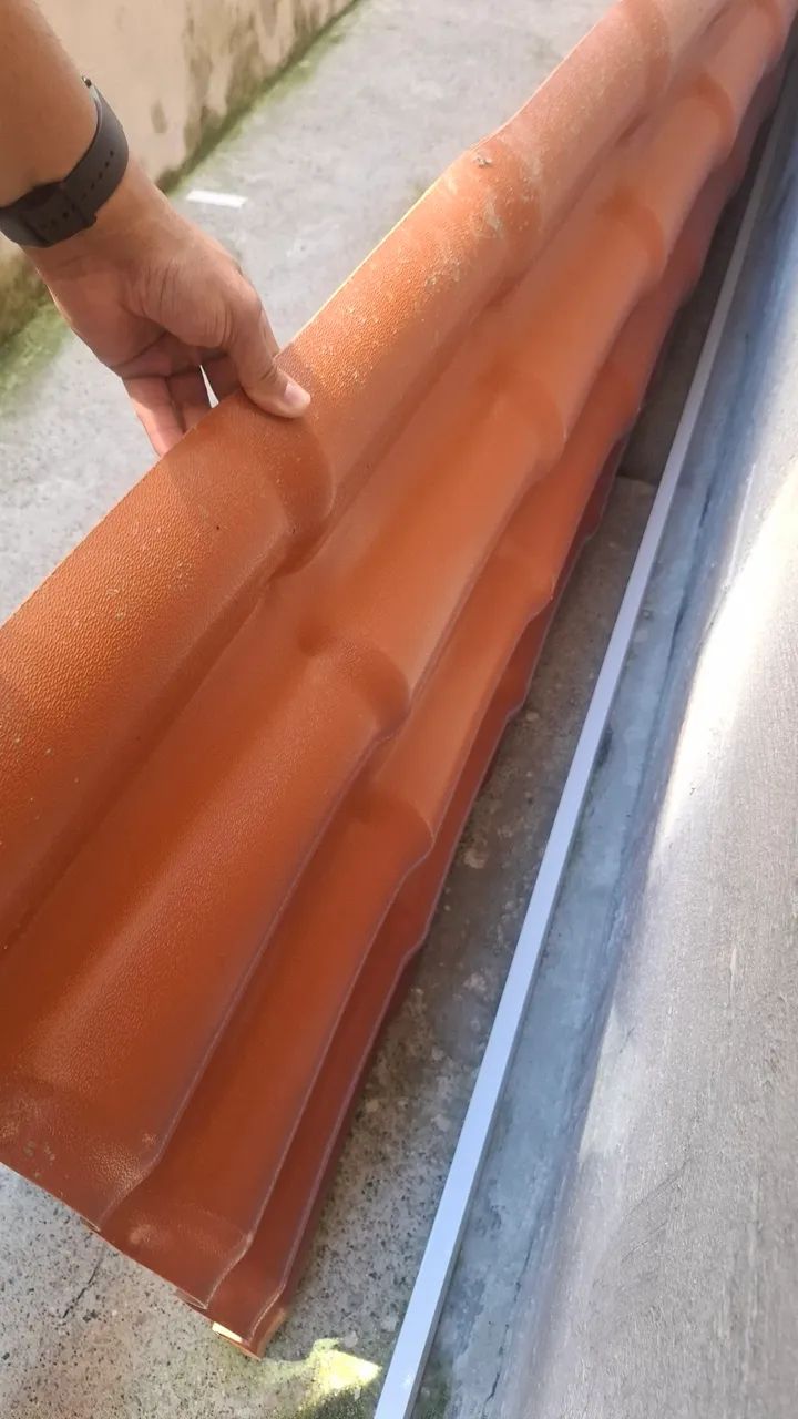 Telhas Colonial PVC  5,25 X 0,88 - Foto 2