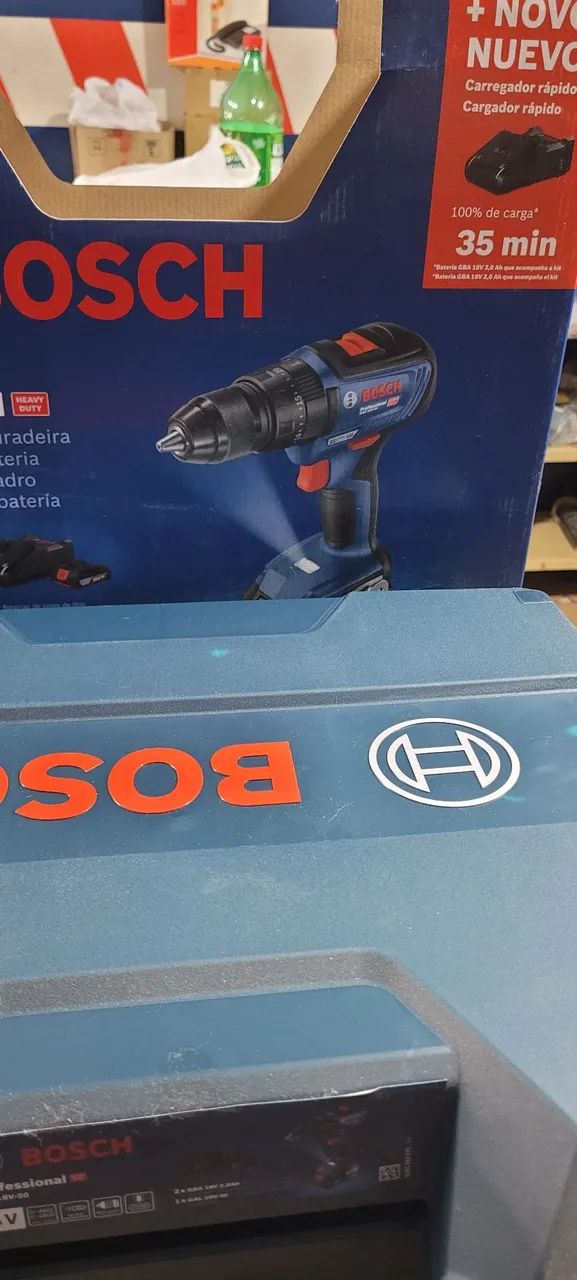 Parafusadeira/Furadeira de Impacto Bosch GSB 18V-50  - Foto 2