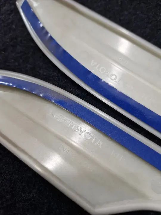 Par Aplique do retrovisor com pisca marrom Toyota corolla Cross 2022 a 2024 Original - Foto 3