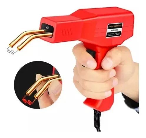 Pistola Para Soldar Para-choques E Plásticos Com 400 Grampos - Foto 6