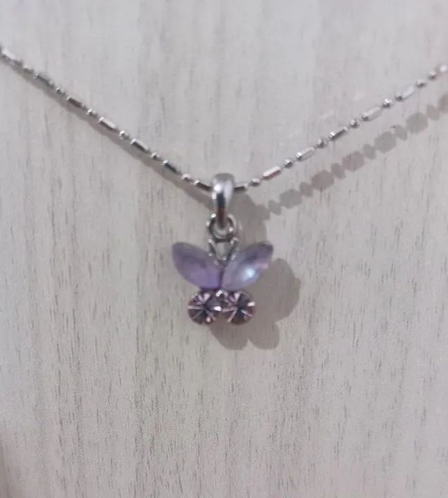 Kit com 02  colares   prateado  - Foto 5