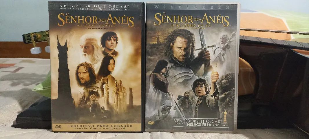 dvd do senhor dos anéis: as duas torres e o retorno do re