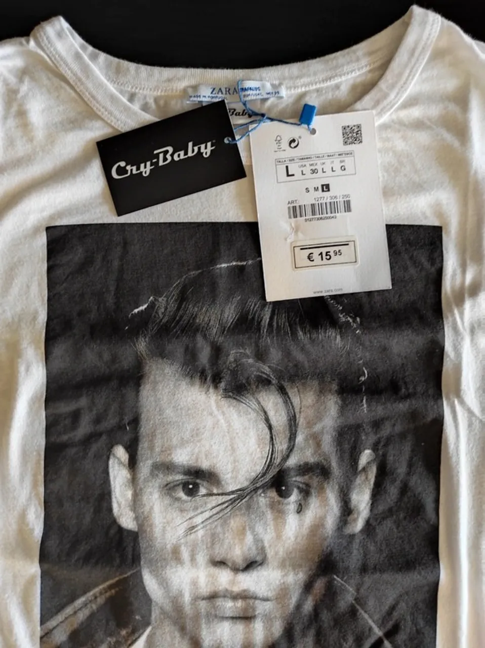 Camiseta Zara Jhonny Deep Cry Baby