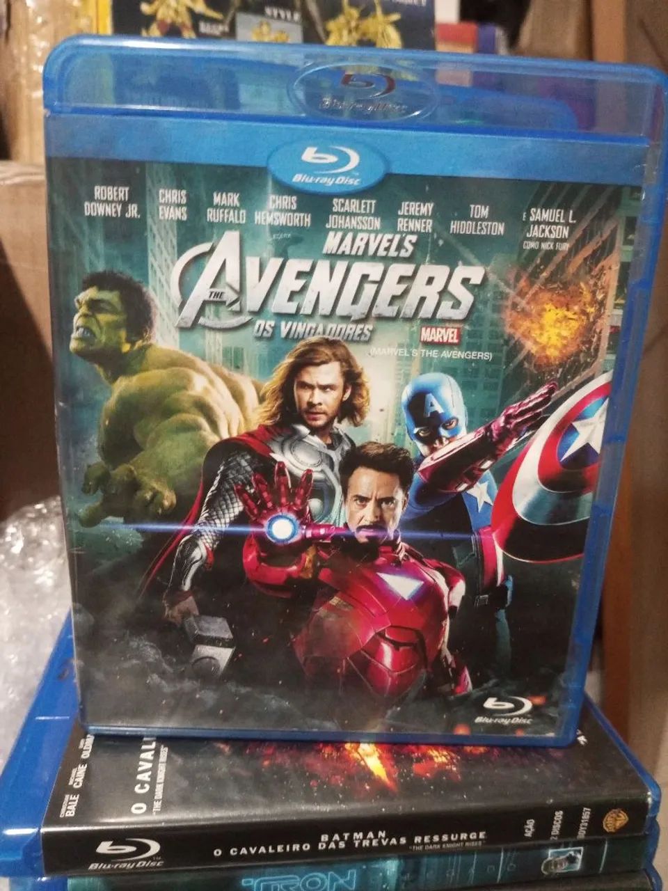 Os Vingadores Marvel Blu Ray original avengers