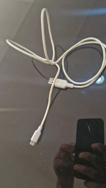 Cabo extensão para iPhone branco