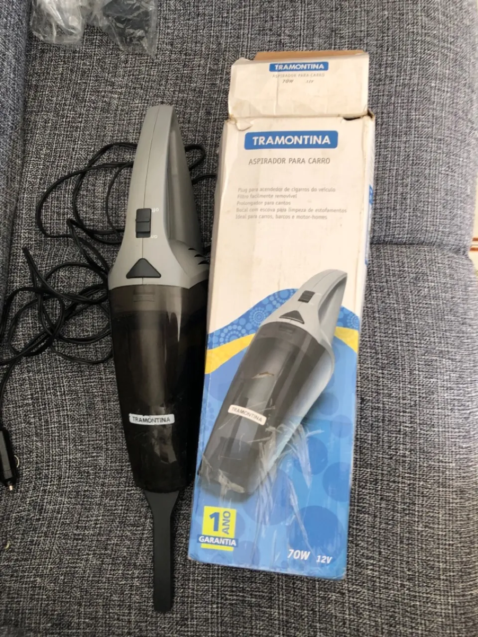 Aspirador de Pó para Carro Tramontina 70W 12V