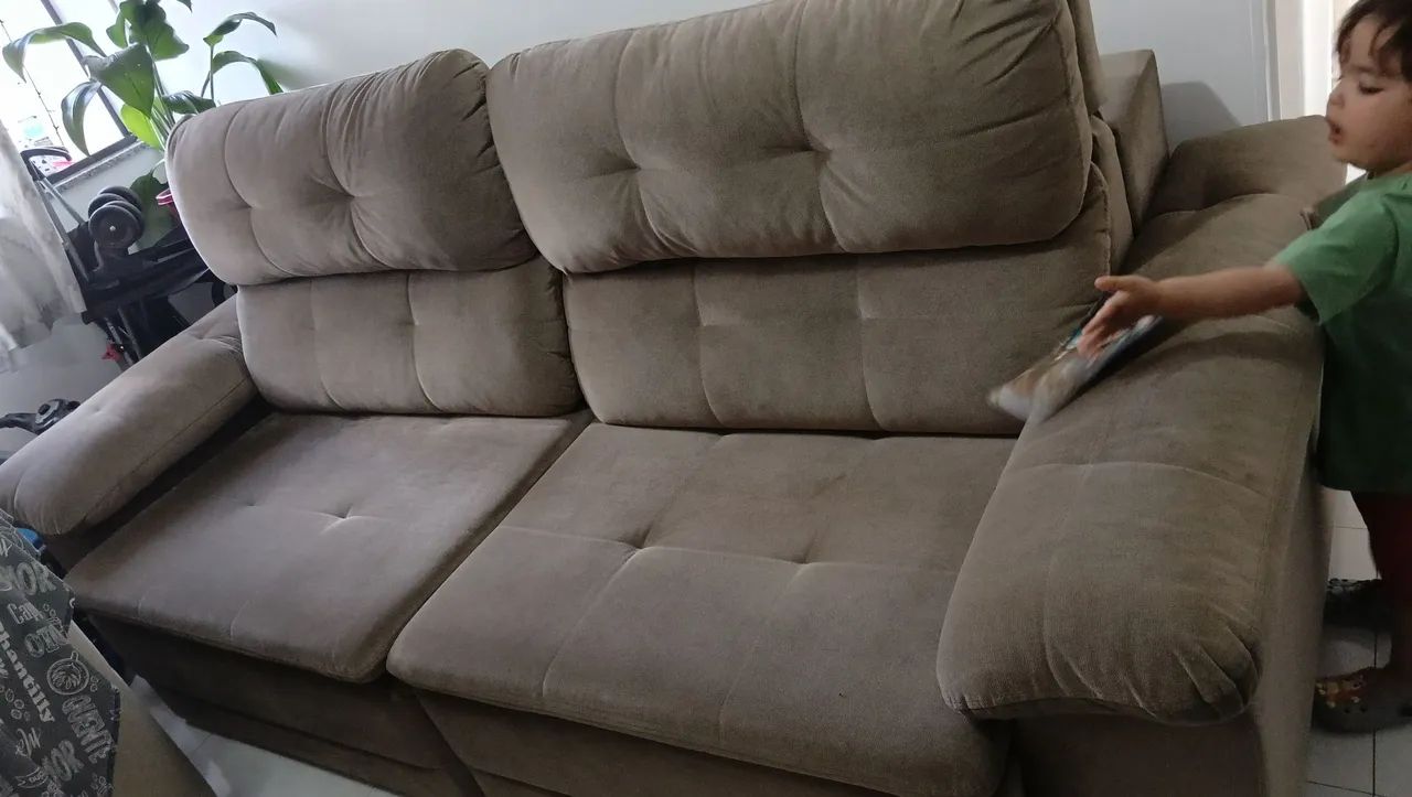 Sofá retrátil  Suede - Foto 5