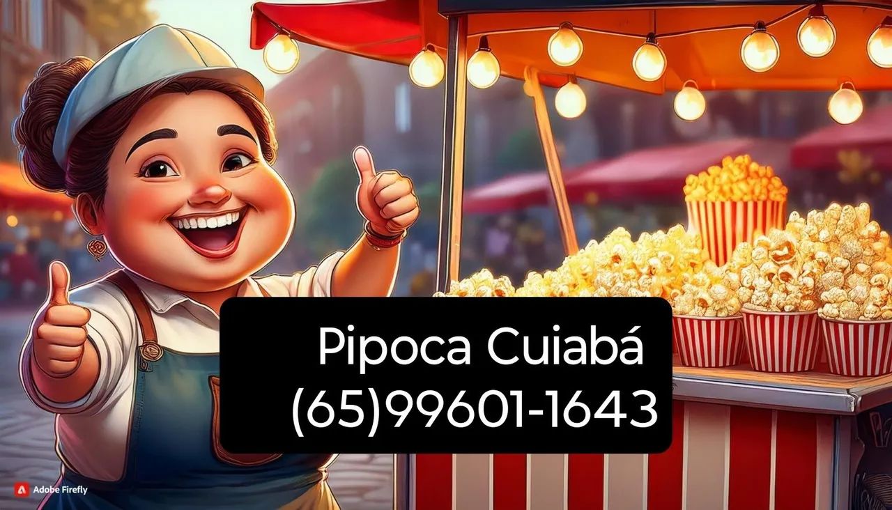 Carrinho de pipoca festas Cuiabá 