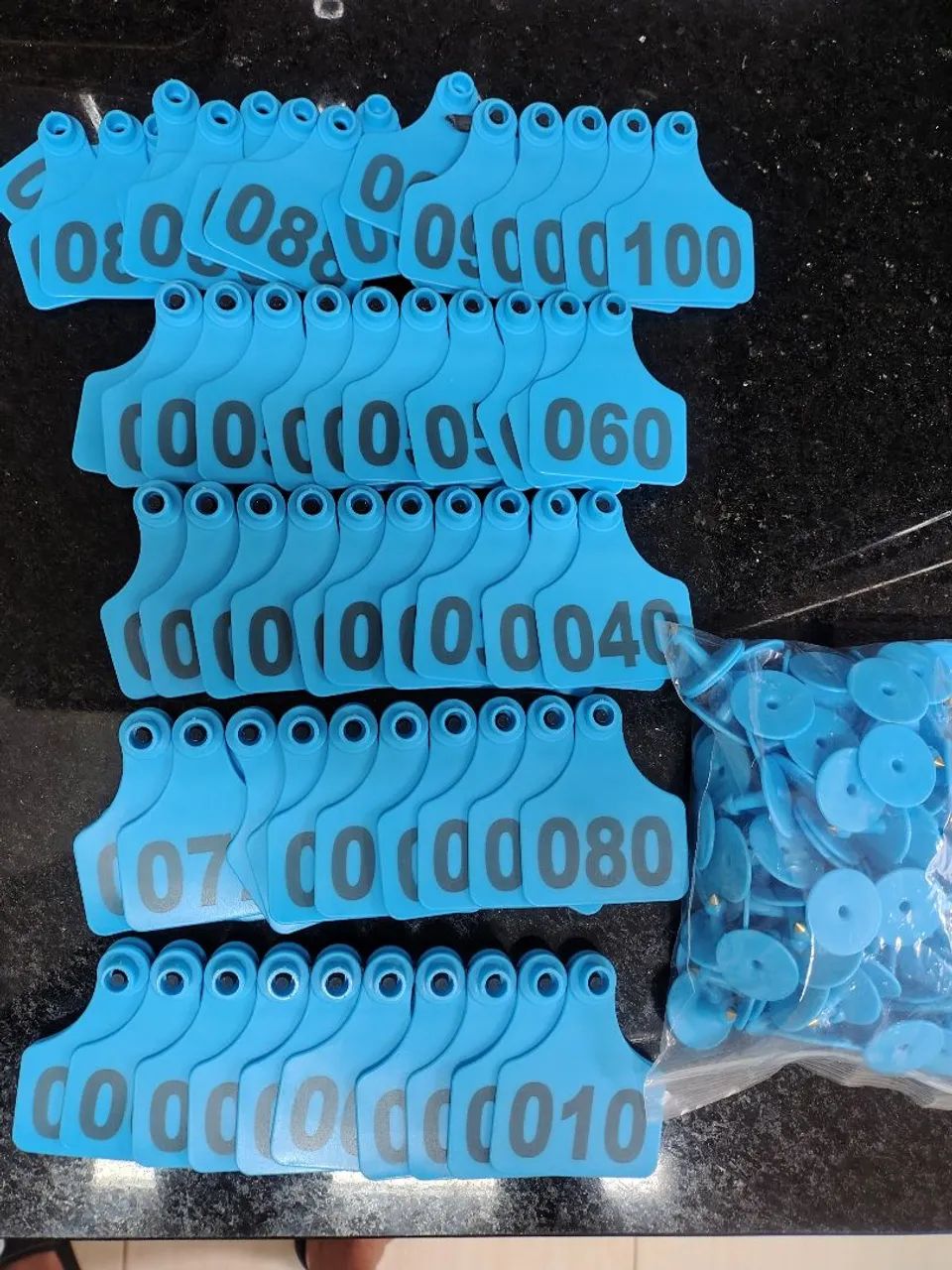 Brinco de boi do número 1 ao 100 