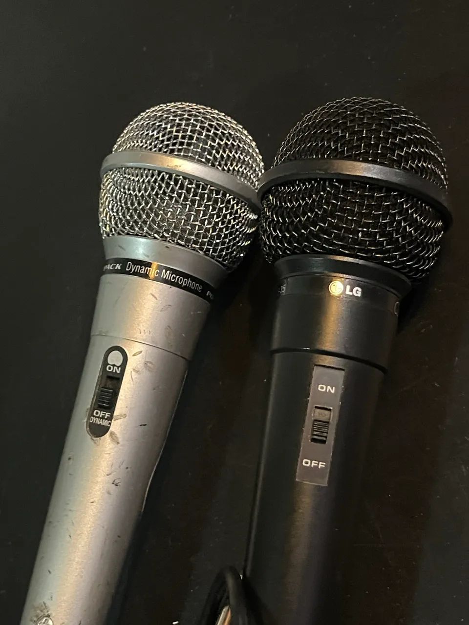 2 microfones para karaokê 64407620948097120