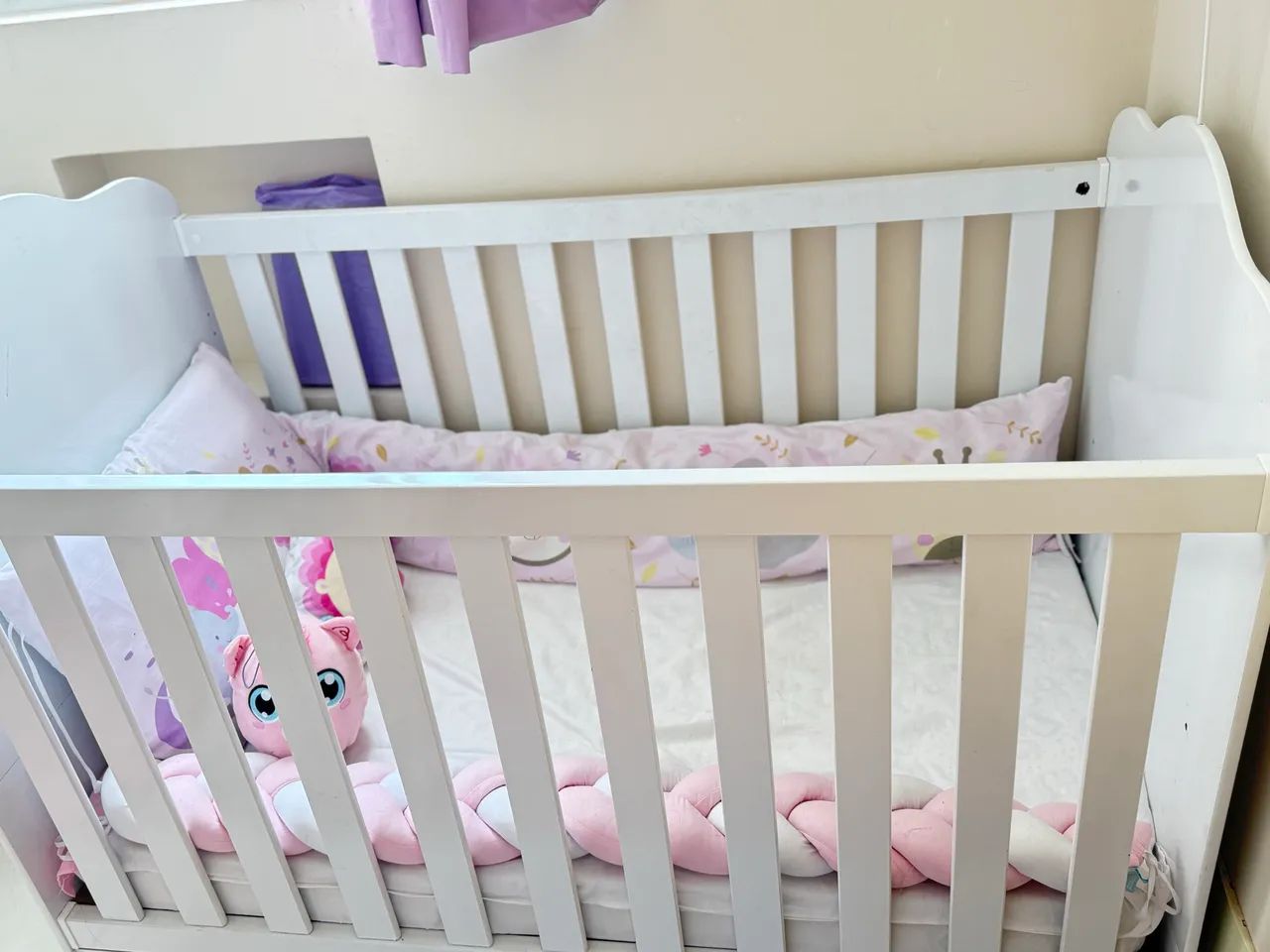 Berço 3 em 1 com colchão  - Foto 3