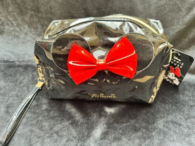 necessaire preta laço minnie mouse - disney - Foto 2