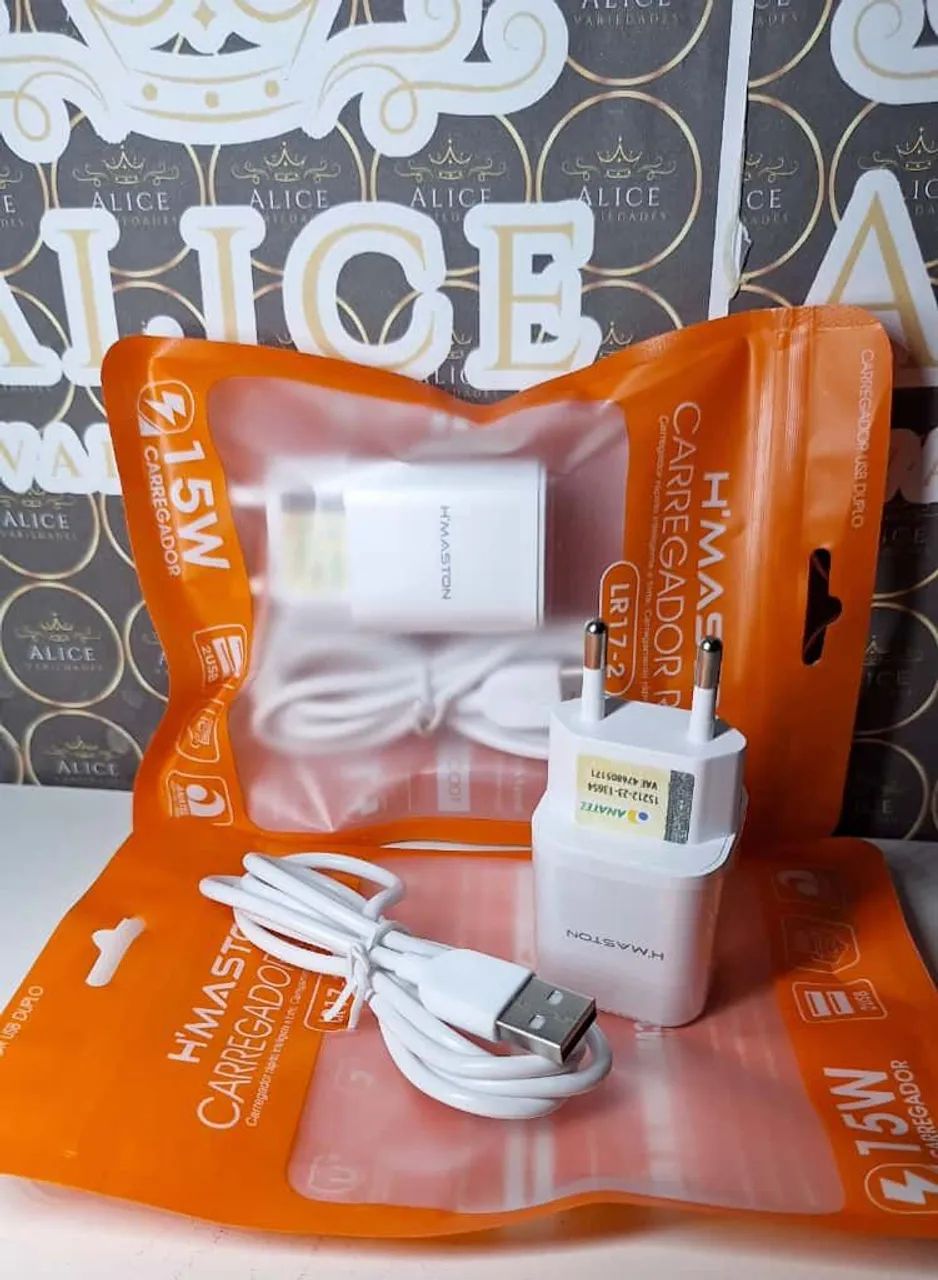 Carregador de iPhone USB 