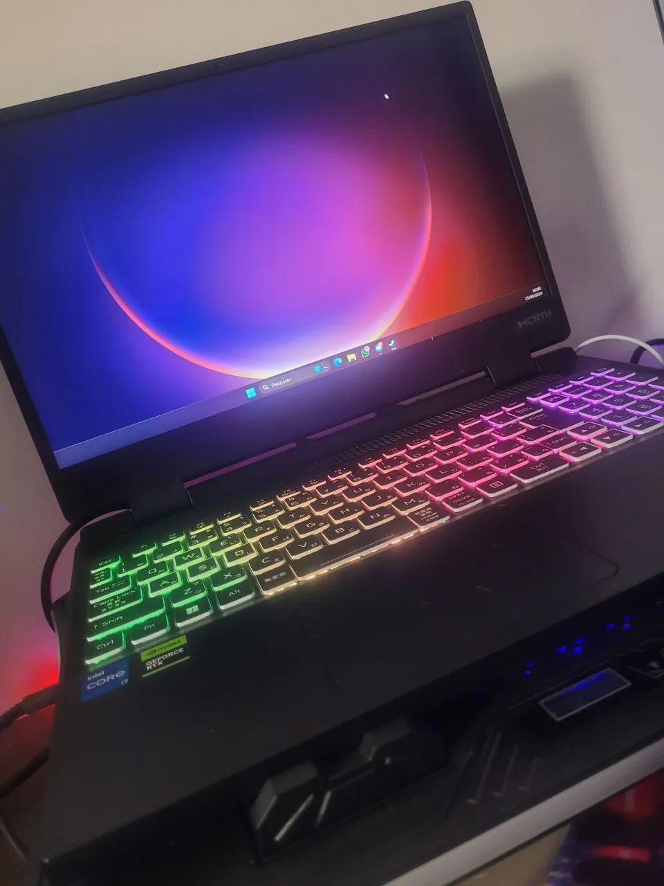 Notebook Gamer RTX4060 DEFEITO PLACA ACEITO TROCA