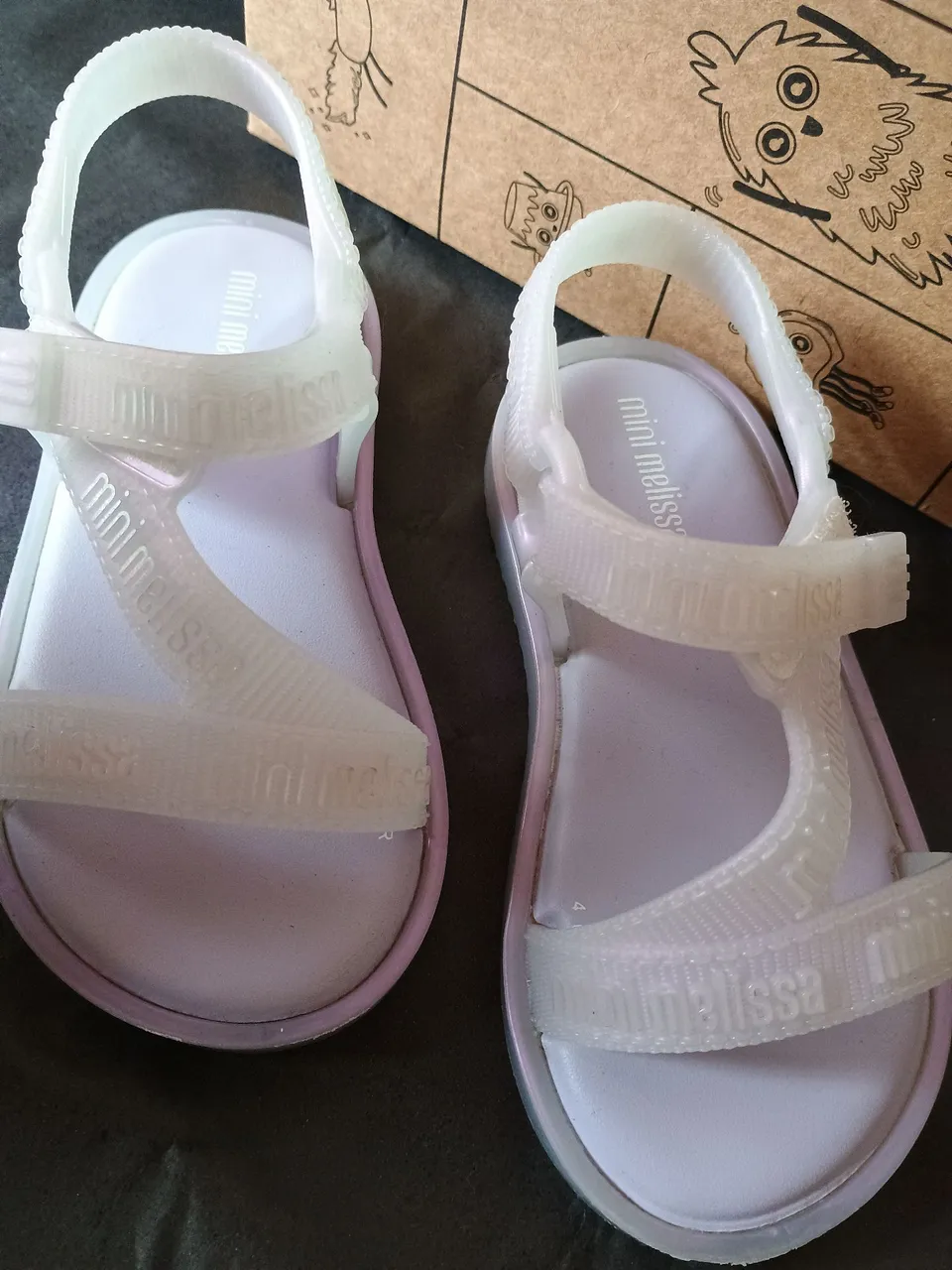 Sandália Mini Melissa Strip Violeta 23/24