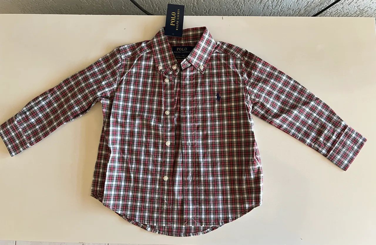 Camisa social Ralph Lauren 2 anos - Foto 2