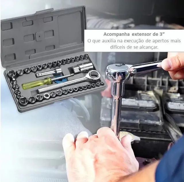 Kit Ferramenta / Jogo de Chave Catraca (entregamos) - Foto 3