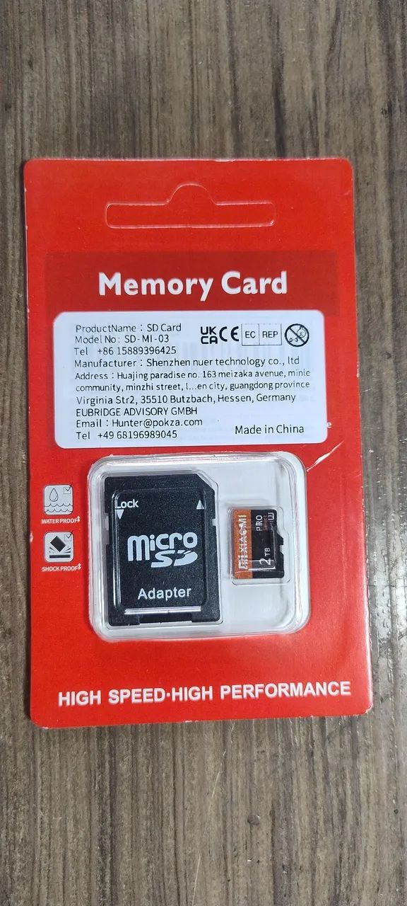 Cartão de memória Xiaomi 2TB Pro Select 