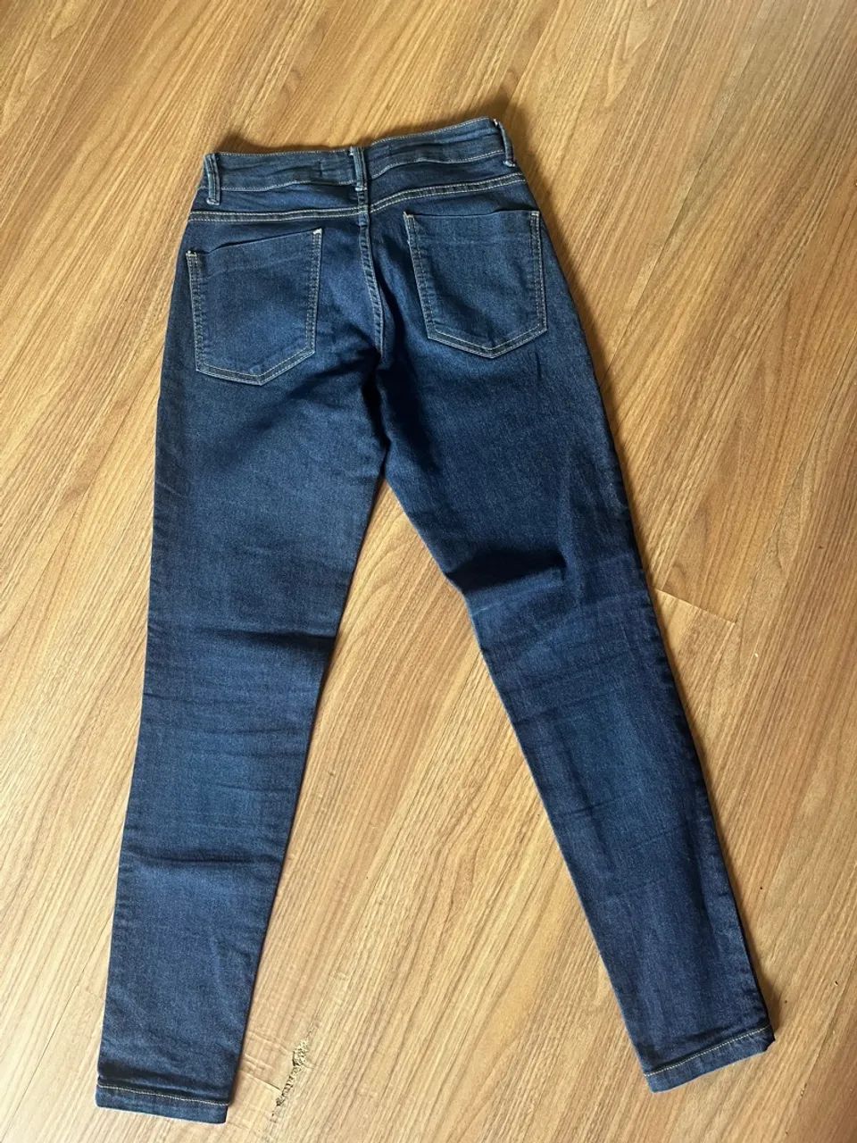 Calça Jeans Skinny Azul Escuro