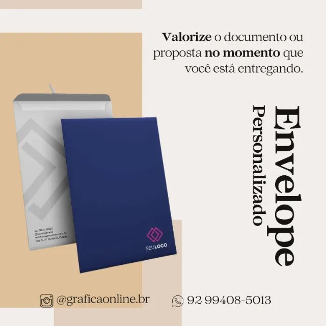 Envelope Personalizado para Papel A4 - Foto 2