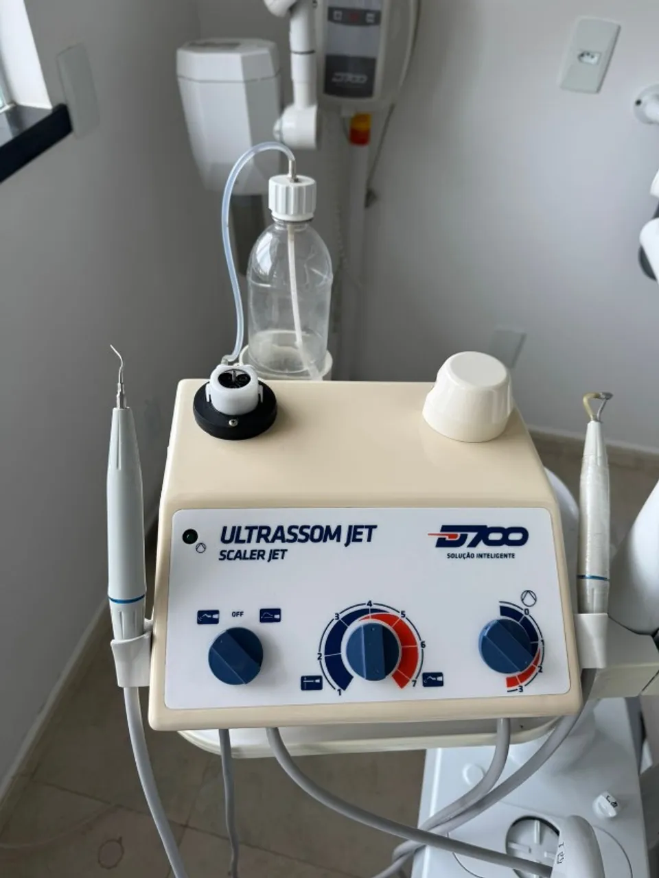 Ultrasson + jato de bicarbonato (SCALER JET)