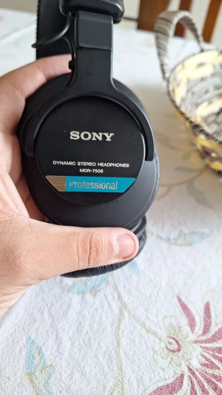 Fone profissional Sony MDR 7506 - Foto 2