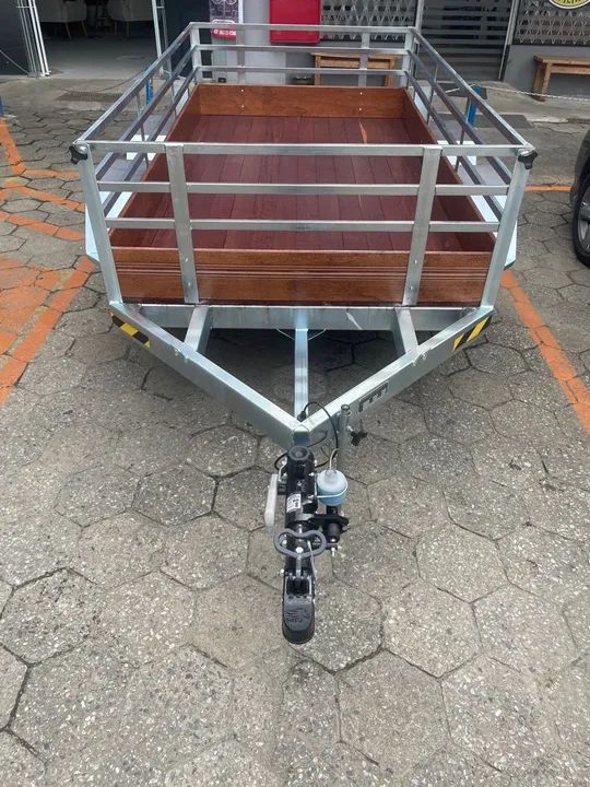 CARRETA REBOQUE 02 EIXOS 2.50C x 1.40L  - Foto 3