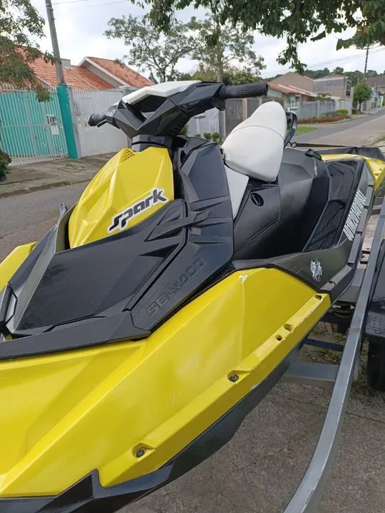 Jet Ski SPARK 2014 90HP - Carretinha.  - Foto 9