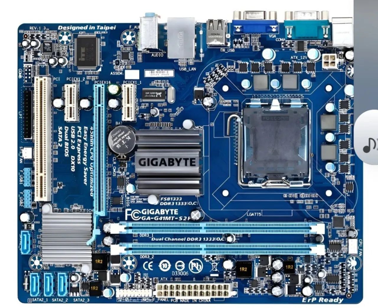 Placa mae ddr3,soquet 775,placa suporta core quad - Foto 2